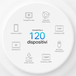 تي بي-لينك ديكو X10 AX1500 – نظام واي فاي 6 شبكي للمنزل بالكامل (وحدة واحدة) TP-Link Deco X10 AX1500 (1-Pack) Whole Home Mesh Wi-Fi 6 System