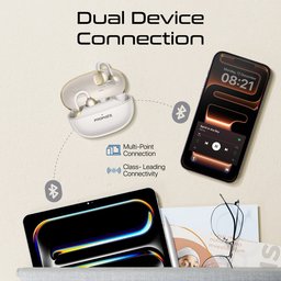 سماعات بروميت إيركليب برو اللاسلكية ذات التصميم المشبك المفتوح مع ميكروفون ENC وبلوتوث 5.4 Promate AirClip-Pro Open-Ear Air Conduction Clip-On Wireless Earbuds