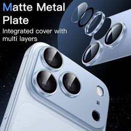 حماية عدسات كاميرا آيفون 18 برو ماكس iPhone 18 Pro Max Metal Camera Lens Protector