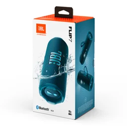 جي بي ال مكبر صوت JBL Flip 7 محمول مقاوم للماء - أزرق JBL Flip 7 Portable Waterproof Speaker Blue