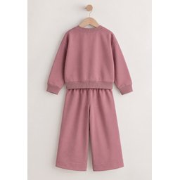 طقم سويت شيرت للأطفال 8-12 سنة - ليلكي Kids' Sweatshirt Set 8-12 Years - Lilac