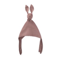 لعبة رفيق النوم أرنب موسلين (مغسول) 40x40 سم - نحاسي Rabbit Muslin Sleep Buddy (Pre-washed) 40x40 cm - Copper