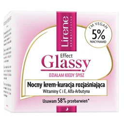 ليرين كريم ليلي مُفتِّح للبشرة Lirene Glassy Effect  Night Brightening Cream