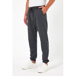 طقم بنطلون رياضي رجالي 3 قطع جوغر سميك أسود، كحلي، أنثراسيت بجيوب خلفية Men's 3-Pack Jogger Sweatpants - Thick Black, Navy, Anthracite with Back Pockets, Regular Fit