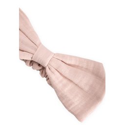 باندانا موسلين مطاطية بفيونكة - وردي بودرة Muslin Elastic Bow Headband - Powder Pink