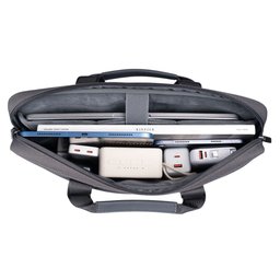 حقيبة لابتوب من بوو من البوليستر المقاوم للماء مقاس 15.6 بوصة مع حزام حقيبة السفر BWOO 15.6" Waterproof Polyester Multi-Compartment Laptop Shoulder Bag