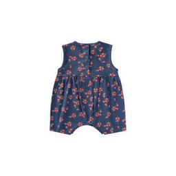 سالوبيت أطفال بنقشة - كحلي (0-3 سنوات) Patterned Baby Romper - Navy Blue (0-3 Years)