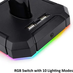ستاند سماعة ريد دراغون سيبتر برو RGB Redragon Scepter Pro HA300 RGB Headset Stand