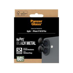 واقي عدسات الكاميرا بحلقات سوداء للاي فون 17 Black Lens Protector - Rings