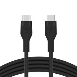 مجموعة ٢ من كيبلات بوست جارج فليكس من يو إس بي-سي إلى يو إس بي-سي بطول ١ متر BoostCharge Flex USB-C to USB-C Cable 60W (1m, 2-Pack)