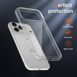كفر آيفون 18 برو شفاف أكريليك كريستالي iPhone 18 Pro Crystal Acrylic Transparent Case