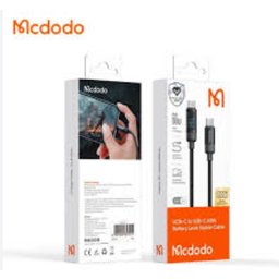 كابل بيانات MC Digial Display UCB-C إلى USB-C 60 واط بطول 1.2 متر MC Digial Display UCB-C to USB-C 60W Data Cable 1.2m