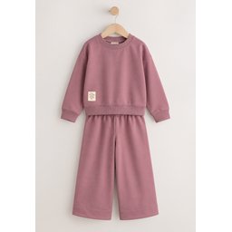 طقم سويت شيرت للأطفال 8-12 سنة - ليلكي Kids' Sweatshirt Set 8-12 Years - Lilac
