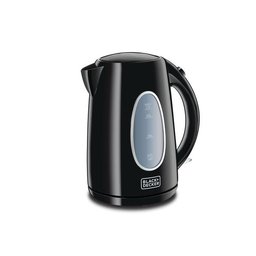غلاية من بلاك+ديكر JC69-B5 حجم 1.7 لتر من البلاستك باللون الاسود Black&Decker JC69-B5 1.7L Plastic kettle