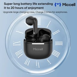 سماعات أذن لاسلكية Miccell مع تشغيل لمدة 5 ساعات Miccell wireless earbuds with 5 hours of playtime
