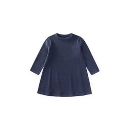 تونيك أطفال فضفاض كحلي 2-10 سنوات Kids' Draped Tunic 2-10 Years - Navy Blue