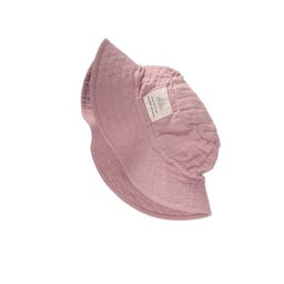قبعة فيدورا من الموسلين للأطفال 2-8 سنوات - ليلكي Muslin Fedora Hat for Kids 2-8 Years - Lilac