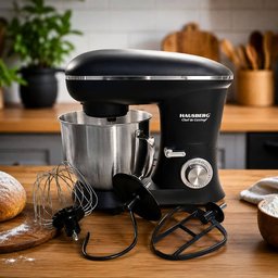 خلاط ستاند هاوسبيرج Hausberg بسعة 6.5L – أسود Hausberg HB-7622NG Stand Mixer - 6.5L - Black