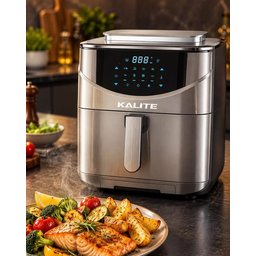 قلاية هوائية Kalite steam air fryer