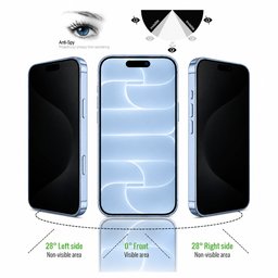حماية شاشة آيفون 18 برو – تقنية الخصوصية (برايفسي) iPhone 18 Pro Privacy Screen Protector