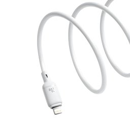 كابل شحن سريع بيسوس سيلكي سيريز تايب سي إلى لايتنينج 20 واط بطول 2 متر Baseus Silky Series Type-C to Lightning PD 20W Fast Charging Cable (2M)
