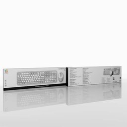 كومبو كيبورد وماوس لاسلكي ماستر 2.4 جيجاهرتز بنقرات صامتة Master 2.4G Wireless Keyboard & Mouse Combo Silent Click 1600 DPI