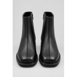بوت نسائي Muggo LAVEN أسود بسحاب وكعب قصير Muggo LAVEN Women's Ankle Boots - Black, Zipper, Low Heel