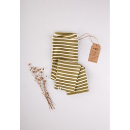 ليقنز أطفال مخطط مضلع أخضر (1-10 سنوات) Kids' Ribbed Striped Leggings Green (1-10 Years)