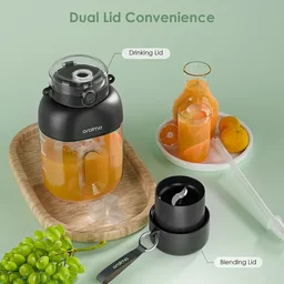 خلاط عصير Oraimo SmartBlender Cup بسعة 1 لتر – رمادي جرافيت Oraimo SmartBlender Cup 1L Juice Blender - Graphite Grey