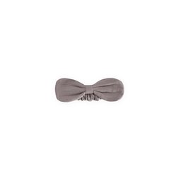 باندانا قطن الموسلين مرنة مع فيونكة - رمادي Muslin Elastic Bow Headband - Grey