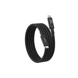 كابل بيانات ثندربولت WiWU Wi-C102 نوع C-C WiWU Wi-C102 Thunderbolt 5 C-C Data Cable