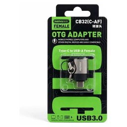 محول ريماكس CB32 من USB-C إلى USB-A 3.0 بتقنية OTG Remax CB32-C-AF USB 3.0 Type-C to USB-A OTG Adapter