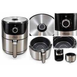 قلاية هوائية باور ماكس كوك ماكس سعة 7 لتر – 1800 واط – أسود وسلفر PowerMaxx Cook Maxx Air Fryer 7L – 1800W – Black & Silver