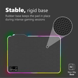 ماوس باد مع اضاءة  Vertux luxpad RGB Vertux Luxpad RGB Lighting Mouse Pad