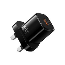 7339. حزمة شاحن Mc 30W مع كابل C-L-أسود ( شاحن ) 7339. Mc 30W charger bundle with C-L cable-black