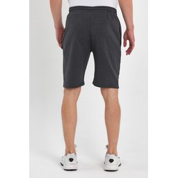 شورت رجالي مريح بقصة عادية مع جيوب جانبية - عبوة من قطعتين أسود ورمادي Men's Regular Fit Side Pocket Shorts - 2-Pack Black & Anthracite