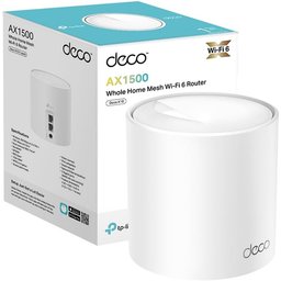 تي بي-لينك ديكو X10 AX1500 – نظام واي فاي 6 شبكي للمنزل بالكامل (وحدة واحدة) TP-Link Deco X10 AX1500 (1-Pack) Whole Home Mesh Wi-Fi 6 System