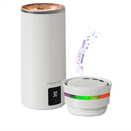 كوب الخفق الكهربائي فلوكس ميكس بسعة 350 مل مع مكبر صوت Fluxmix 350ml Self-Stirring Cup with Speaker