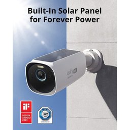 انكر - يوفي - كاميرا مراقبة اضافية eufyCam S330 4K - ابيض Anker EufyCam 3 Add-on 4K Black & White