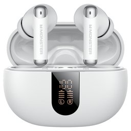 مونستر - سماعة بلوتوث لاسلكية N-Lite 211 - ابيض Monster N-Lite 211 Wireless Earbuds White