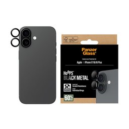 واقي عدسات الكاميرا بحلقات سوداء للاي فون 17 Black Lens Protector - Rings