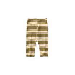 ليقنز أطفال مخطط مضلع أخضر (1-10 سنوات) Kids' Ribbed Striped Leggings Green (1-10 Years)