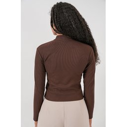 بودي نسائي 922 مزين بالأحجار - بني 922 Embellished Bodysuit - Brown