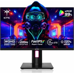 شاشة ألعاب KTC H27T22S-3 Pro قياس 27 بوصة بدقة 2K وتردد 220Hz ولوحة Fast IPS KTC H27T22S-3 Pro 27 Inch QHD 220Hz Fast IPS Gaming Monitor