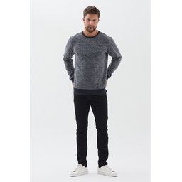 سويتشيرت رجالي أساسي بياقة دائرية وقصة عادية من القطن Men's Basic Crew Neck Cotton Regular Fit Sweatshirt