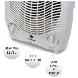 مدفأة هواء هاوسبيرغ Hausberg – أبيض HAUSBERG HB-8501AB Air Heater - White