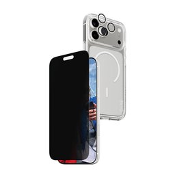 حزمة حماية فاخرة ثلاثية (3-في-1) بفلتر خصوصية للايفون 17 برو ماكس CARE by PanzerGlass® 3-in-1 Flagship Privacy Bundle iPhone 17 Pro Max