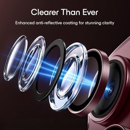 حماية عدسات كاميرا آيفون 18 برو / 18 برو ماكس iPhone 18 Pro / 18 Pro Max Camera Lens Ring Protector