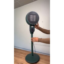 مدفأة فإن عمودية متحركة ضمان سنة Vertical Fan Heater with Wheels – 1-Year Warranty
