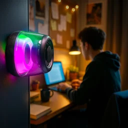 مكبر صوت مونستر Mag Flux مغناطيسي لاسلكي بقدرة 5 واط – أسود Monster Mag Flux 5W Magnetic Bluetooth Speaker – Black